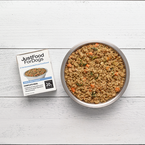 Just food for dogs skin and allergy care top